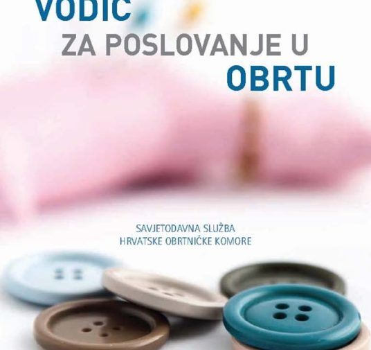 Objavljen Vodič za poslovanje u obrtu