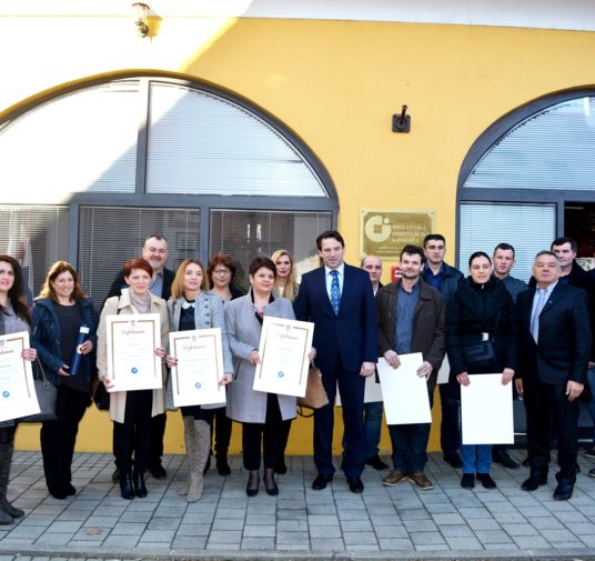 Svečani prijem i podjela majstorskih diploma, povelja, priznanja i zahvalnica obrtnicima