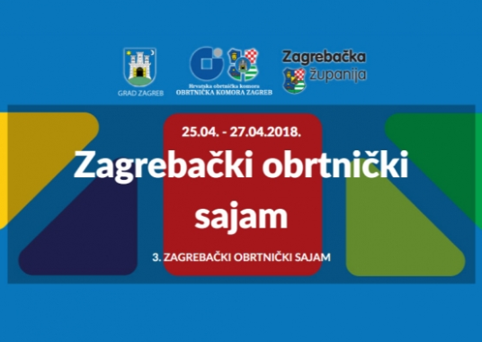 3. Zagrebački obrtnički sajam od 25. do 27. travnja