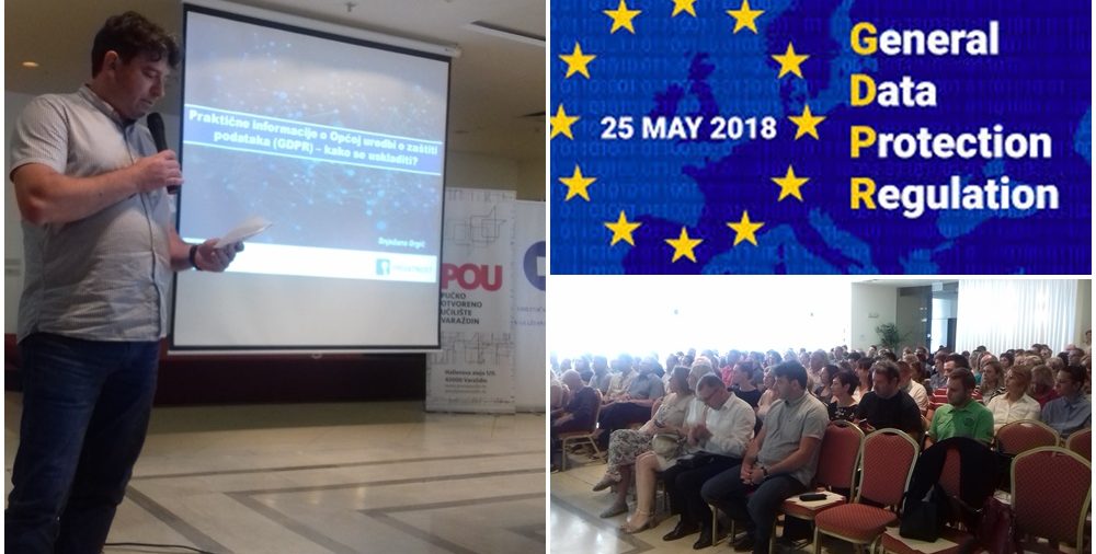 Seminar o primjeni Opće uredbe o zaštiti podataka – GDPR održan u dupkom punoj dvorani u Varaždinu