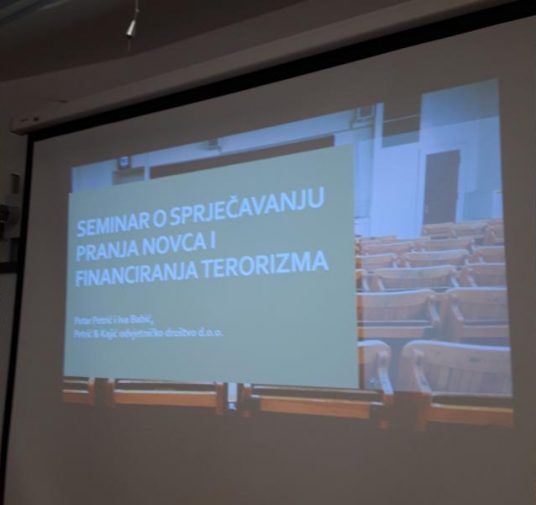 Održan prvi  Seminar o sprječavanju pranja novca i financiranja terorizma