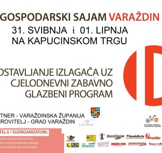 Gospodarski sajam Varaždin, 31.5.-1.6.2019.