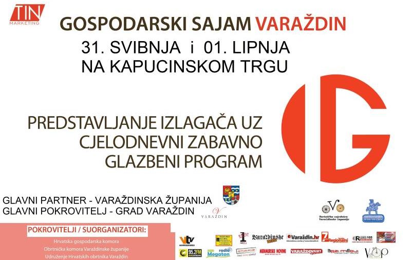 Gospodarski sajam Varaždin, 31.5.-1.6.2019.