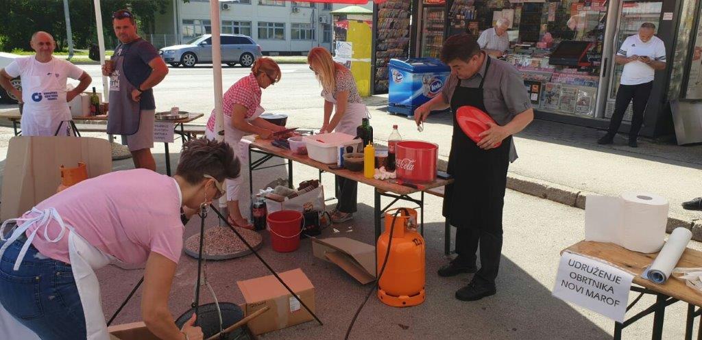 Udruženje ugostitelja na Obrtničkom kotliću u Novom Marofu, 8.6.2019.