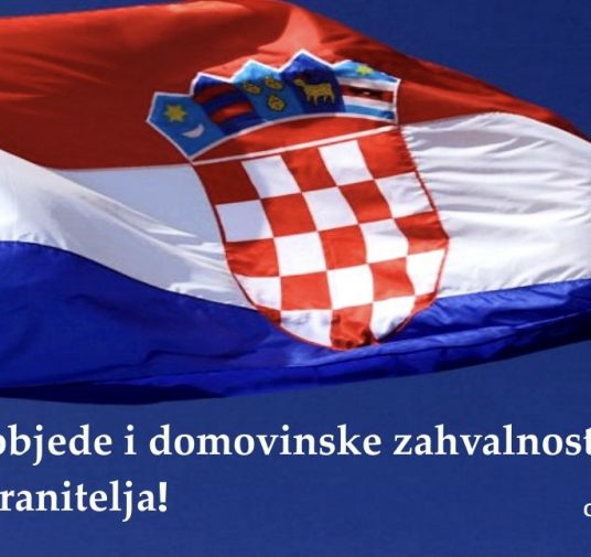 ČESTITAMO DAN POBJEDE I DOMOVINSKE ZAHVALNOSTI I DAN HRVATSKIH BRANITELJA